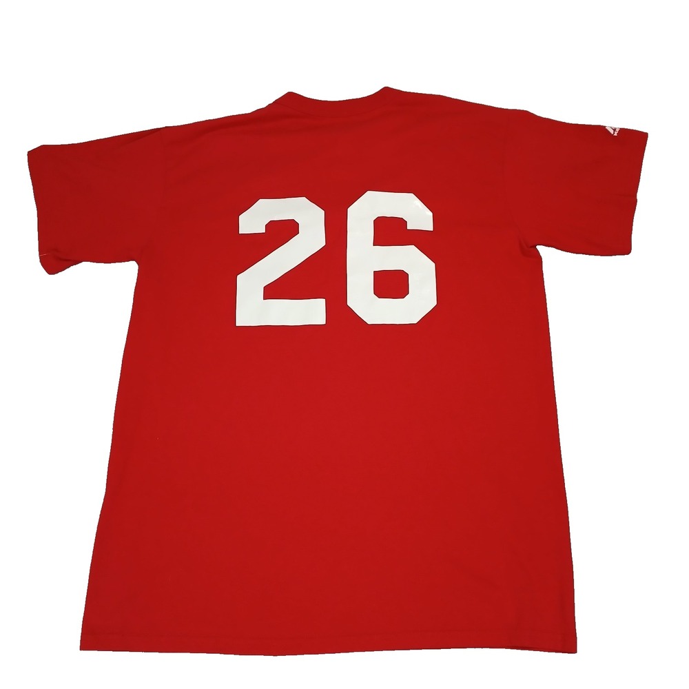 Los Angeles Angels Shirt#28 Adult XL Red Short Sleeve Baseball MLB Mens - Picture 2 of 7